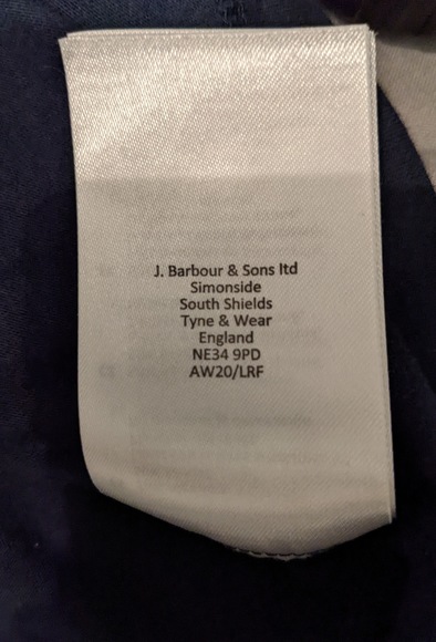 Barbour Men's Navy Blue T Shirt Size L Excellent Condition - Picture 6 of 7